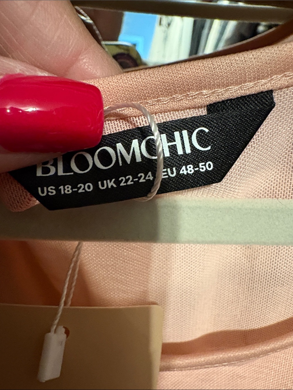 Embroidered Pink Floral Midi Dress - Picture 2 of 5